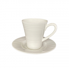Fusion Embossed Tea Cup Tall