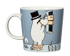 Moomin mug 300ml Moominpappa grey