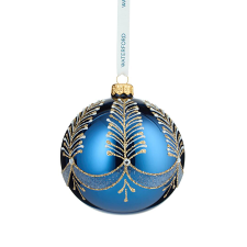Holiday Heirlooms Blue Bauble Ornament