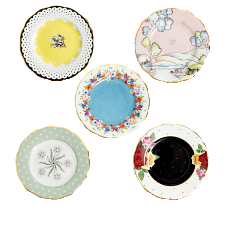 100 Years Plate 20cm 1920 - 1960 Set of 5