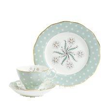 100 Years Teacup/Saucer/Plate Set 1950 Jubilee
