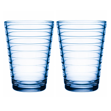 Aino Aalto Tall Tumbler 330ml Aqua Pair