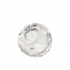 Royal Doulton Radiance Giftware Clock Round Faceted