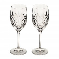 Astor White Wine Glass Pair
