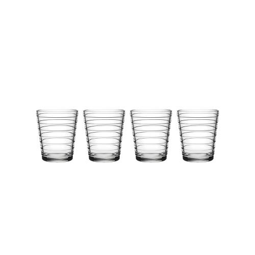 Aino Aalto Tumbler 220ml Clear Set of 4