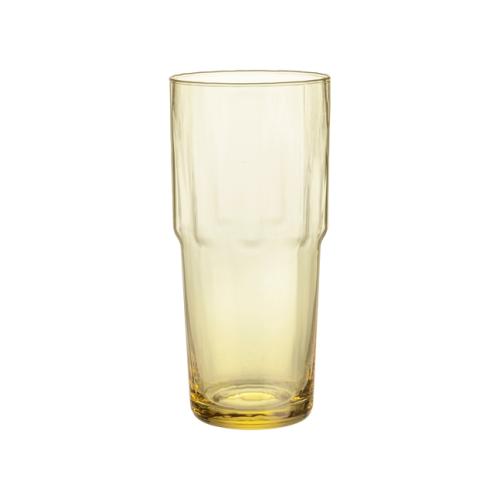 Solare Tall Glass 390ml Fire Yellow 2pc